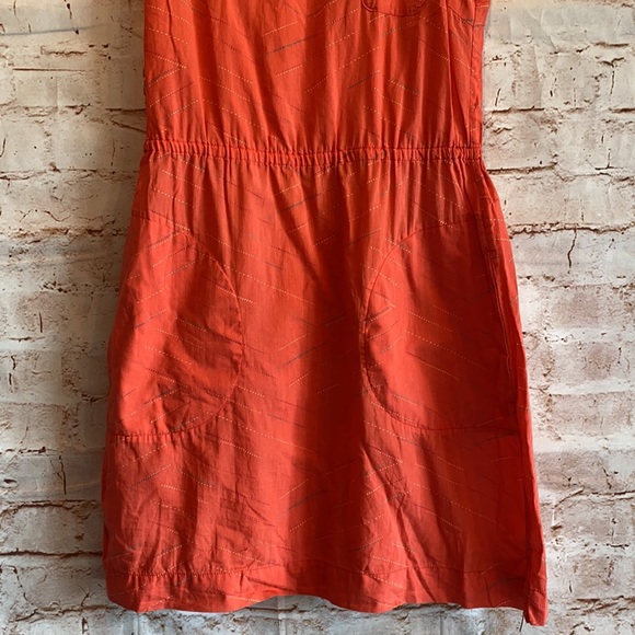 Patagonia 2 coral sleeveless dress elastic waist - Picture 3 of 10